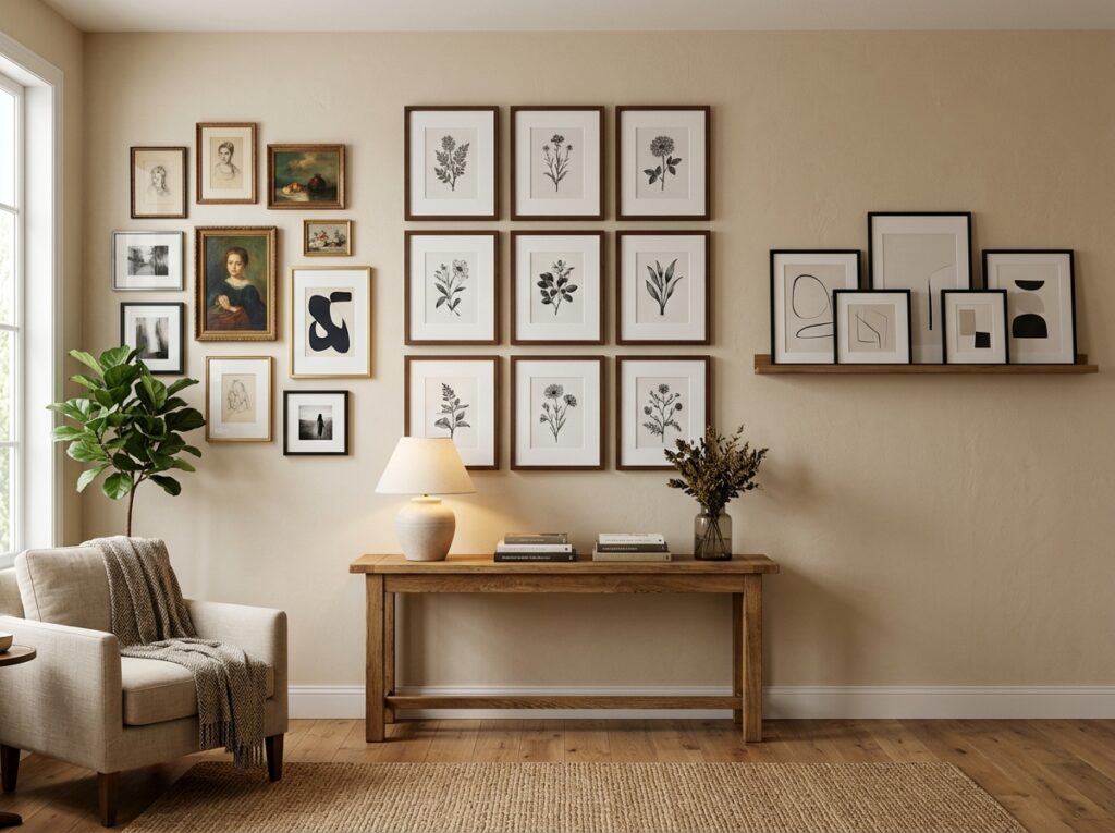 Comparing Popular Gallery Wall Styles